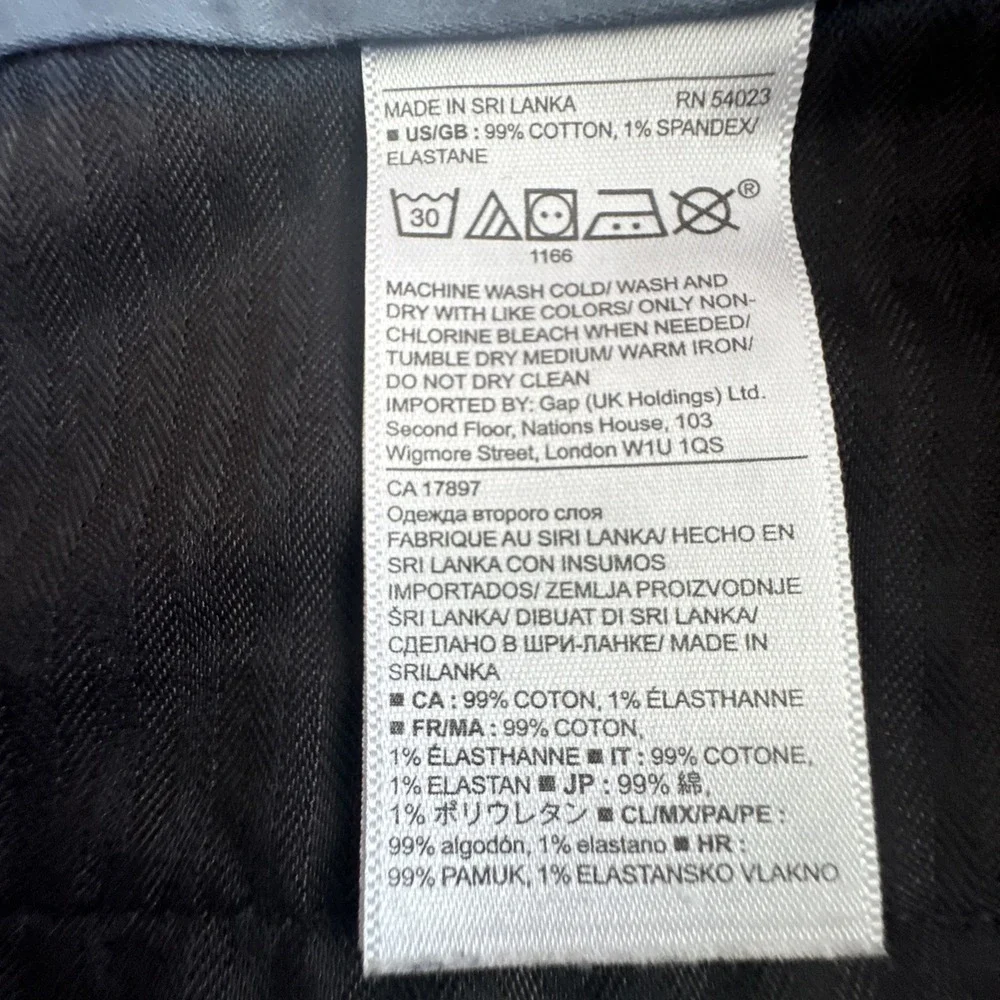 Banana Republic Aiden Chino Shorts Stormy Blue Mens 38 9.5